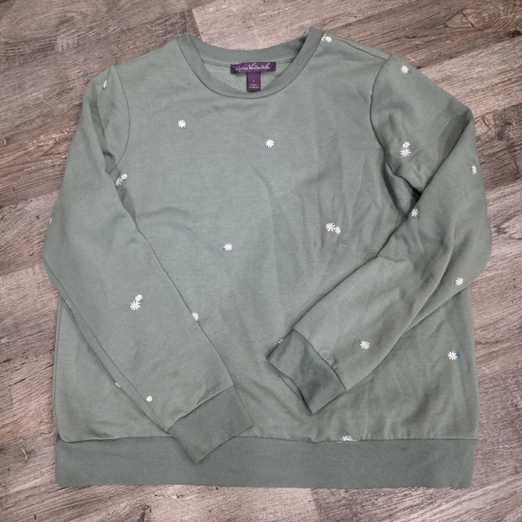 GV Daisy Embroidered Sweatshirt - Picture 1 of 4